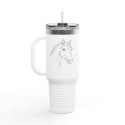 Horse Portrait Sketch - Insulated Mug