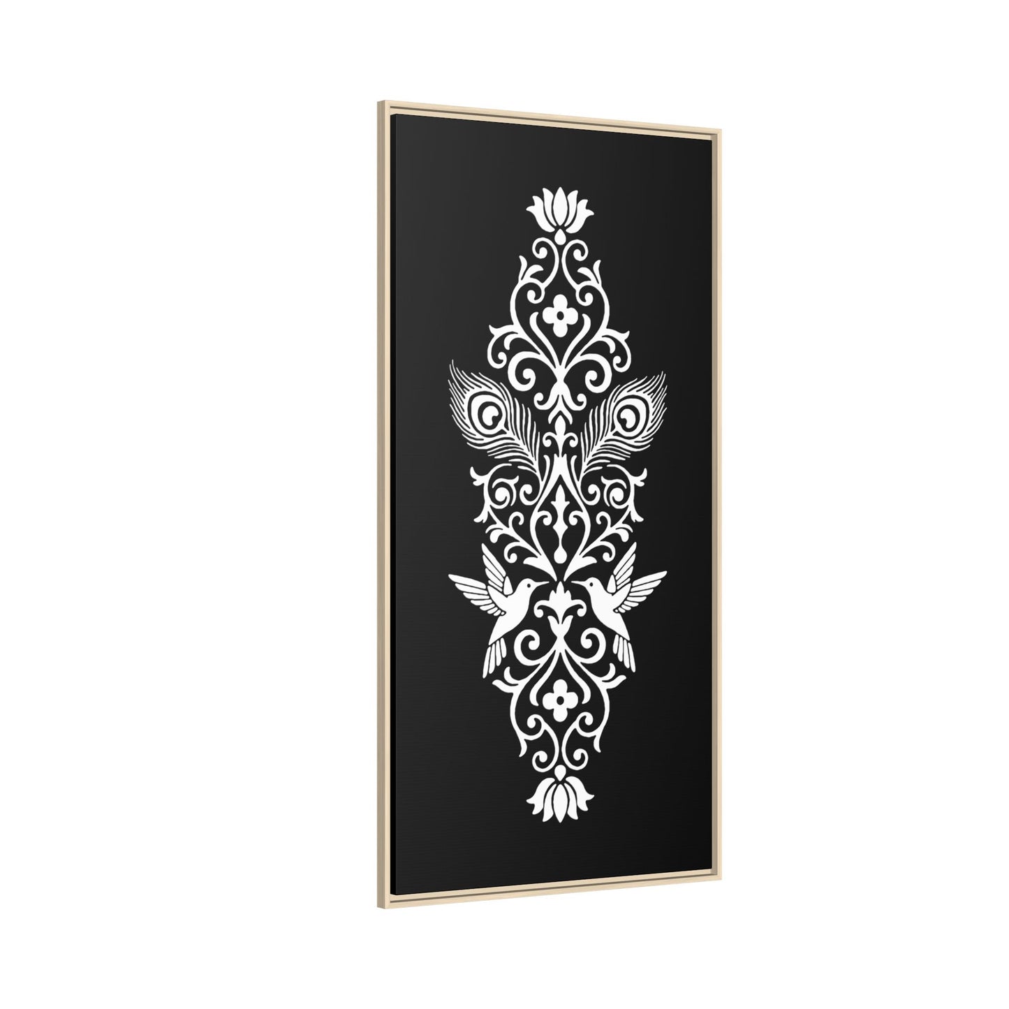 Hummingbird Soulmates - Framed Canvas