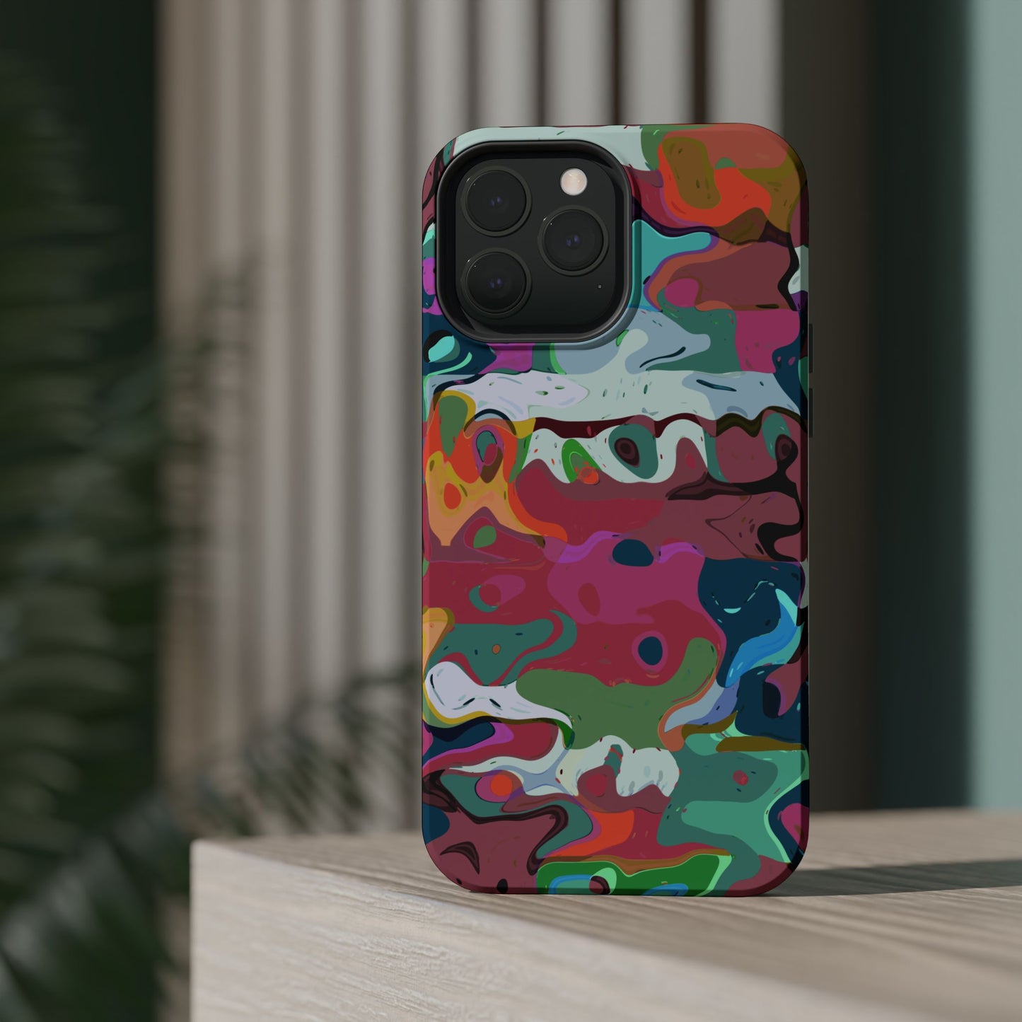 Colorful Abstract Marble - Magnetic Phone Case