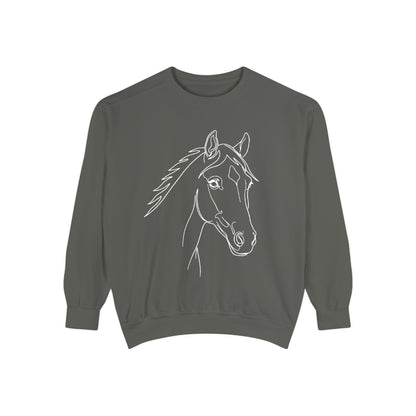 Horse Portrait Sketch - Sweatshirt