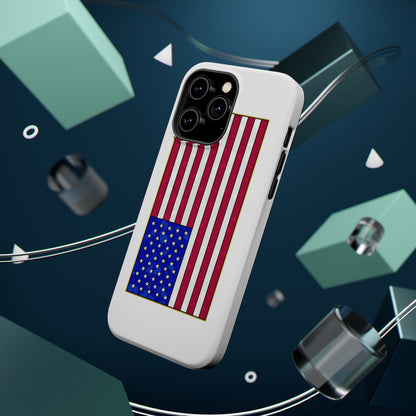 New Glory American Flag (Gold Edge Edition) - Magnetic Phone Case