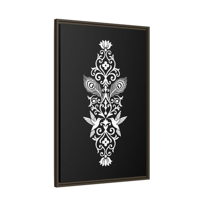 Hummingbird Soulmates - Framed Canvas