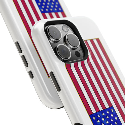 New Glory American Flag (Gold Edge Edition) - Magnetic Phone Case