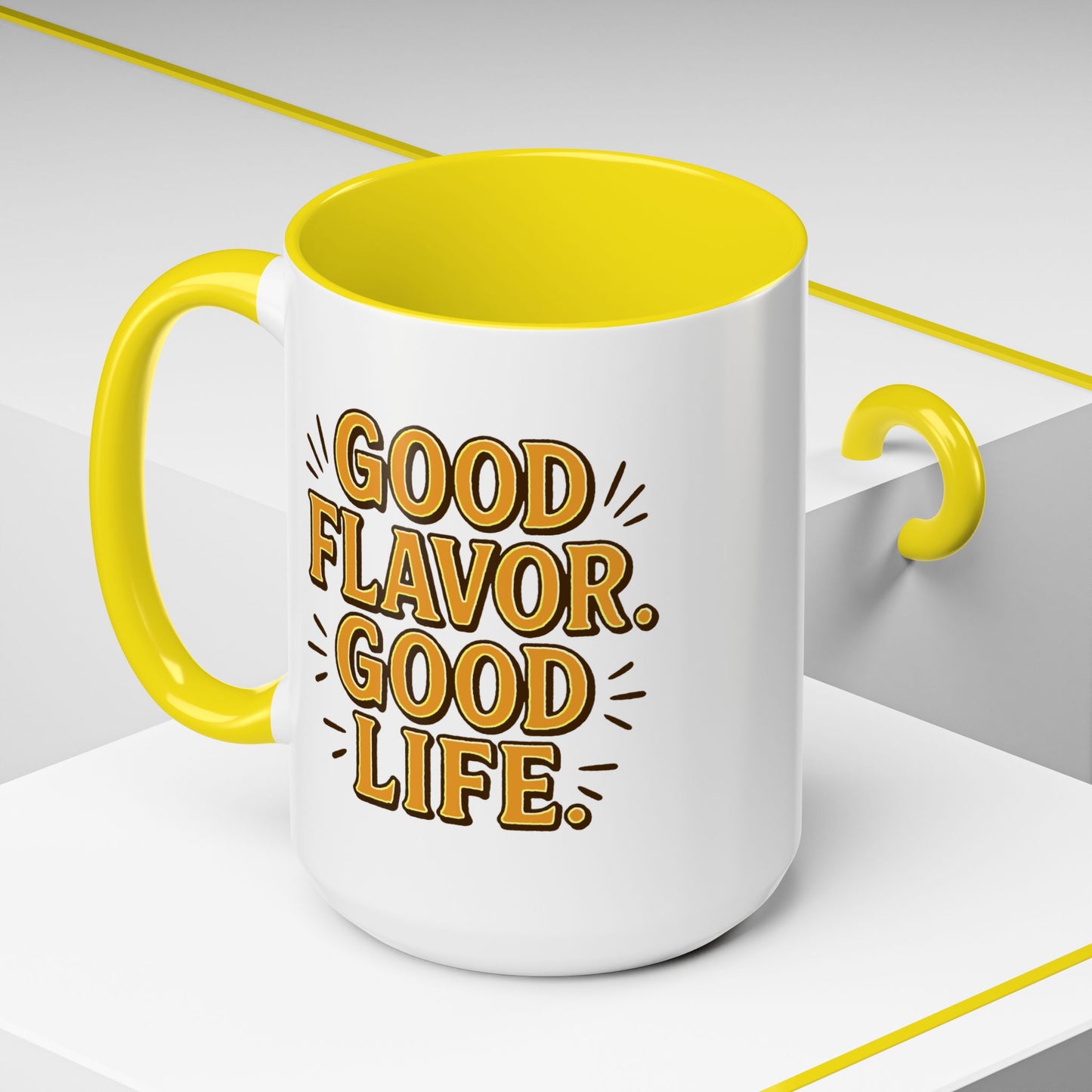 Good Flavor. Good Life. - Color Accent Mug