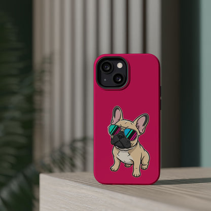 French Bulldog with Sunglasses - Magnetic Phone Case