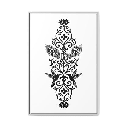 Hummingbird Soulmates - Framed Canvas