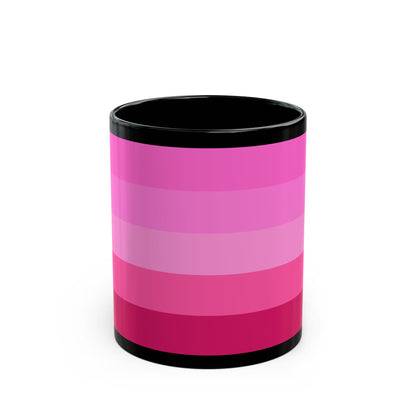 Valentine Rose Colors - Black Mug