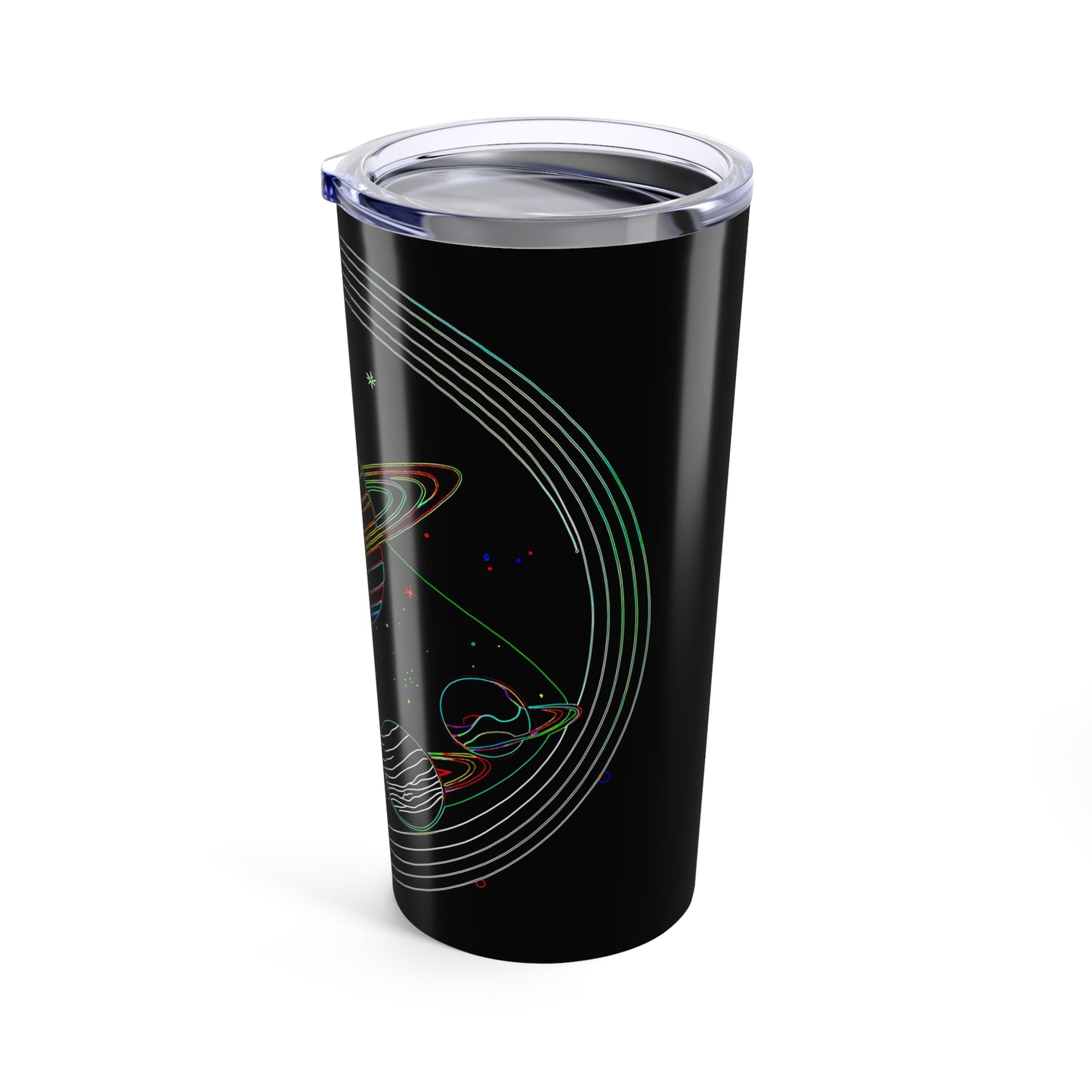 Galactic Travel Mug, Cosmic Coffee Cup, Space Planet, 20oz Travel Tumbler, Starry Insulated Mug, Astronomy Gift