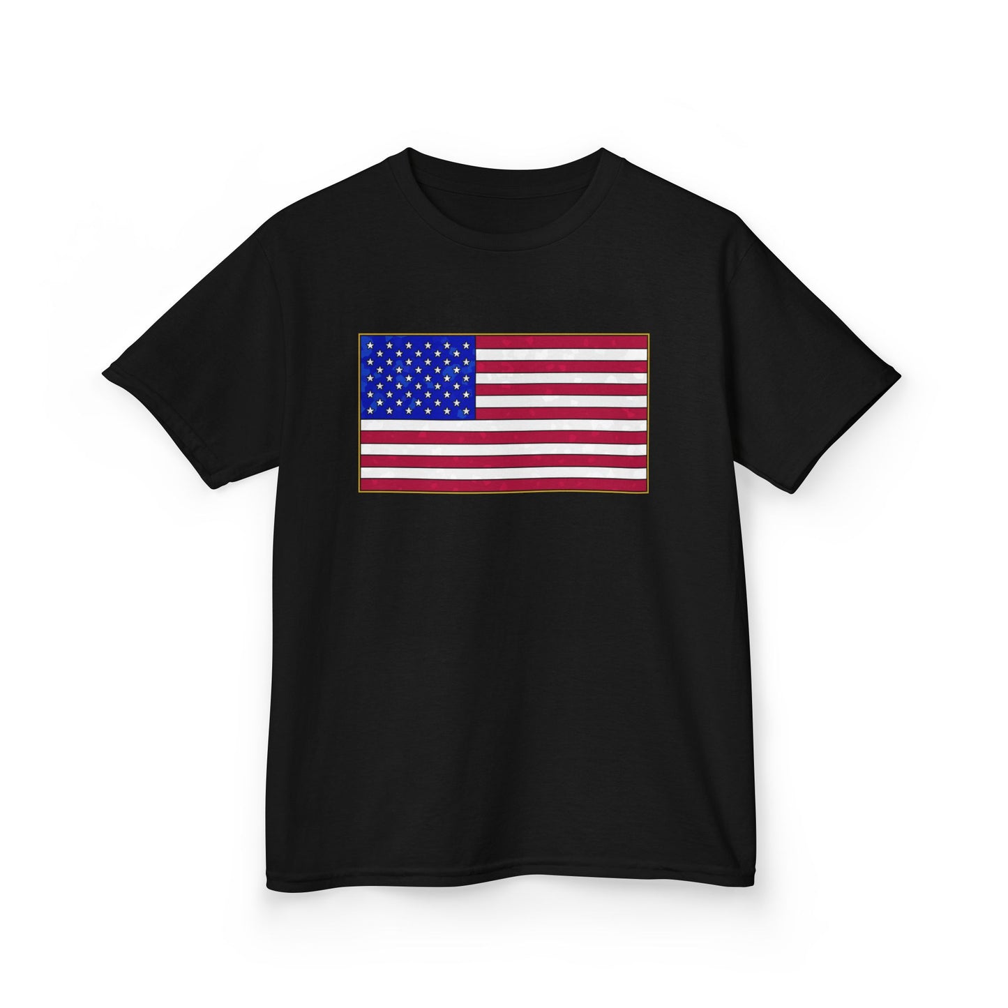 New Glory American Flag (Gold Edge Edition) - Kids Tee