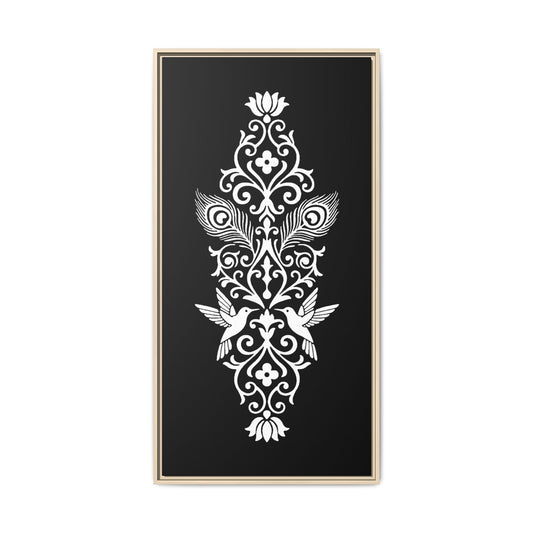 Hummingbird Soulmates - Framed Canvas