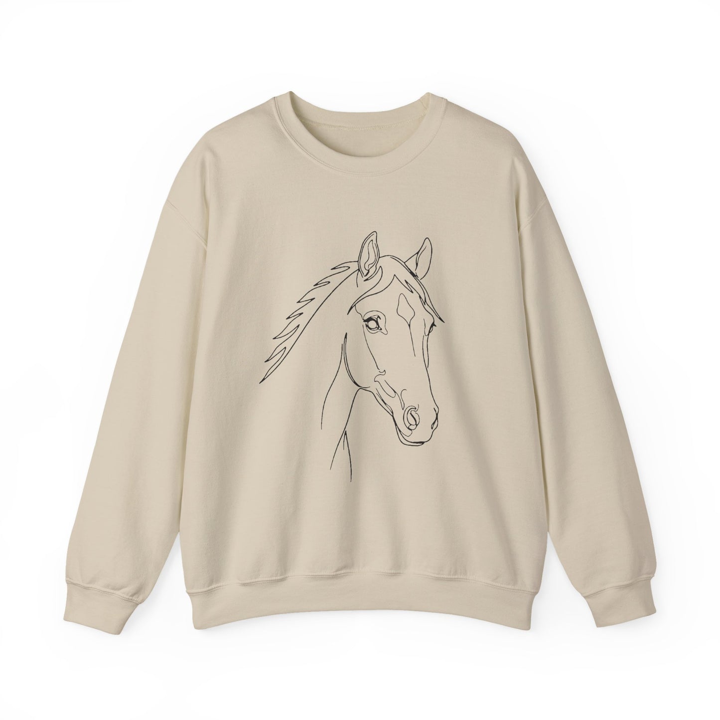 Horse Portrait Sketch - Sweatshirt
