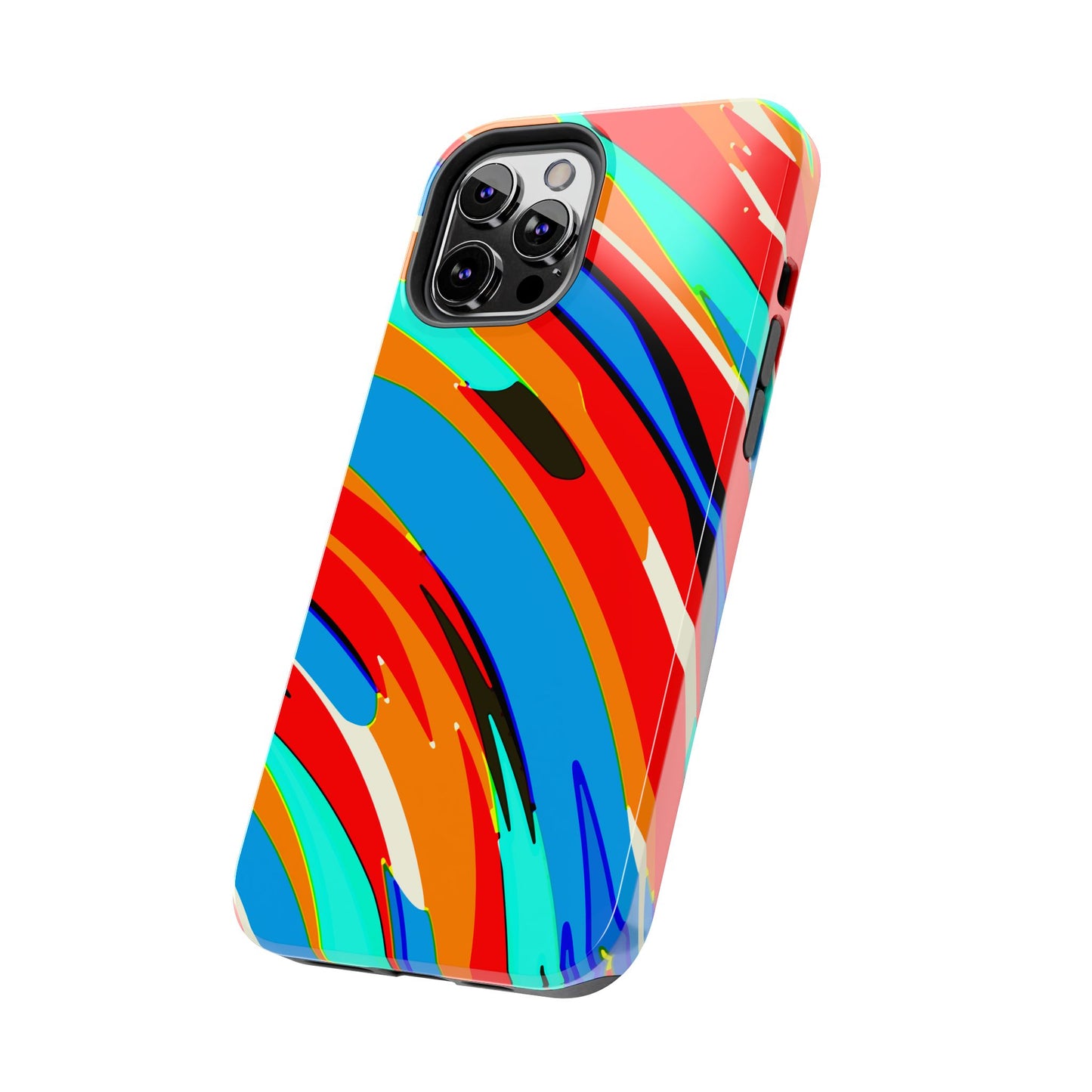 Abstract Rainbow Swirl Arc - Phone Case