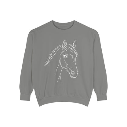 Horse Portrait Sketch - Sweatshirt