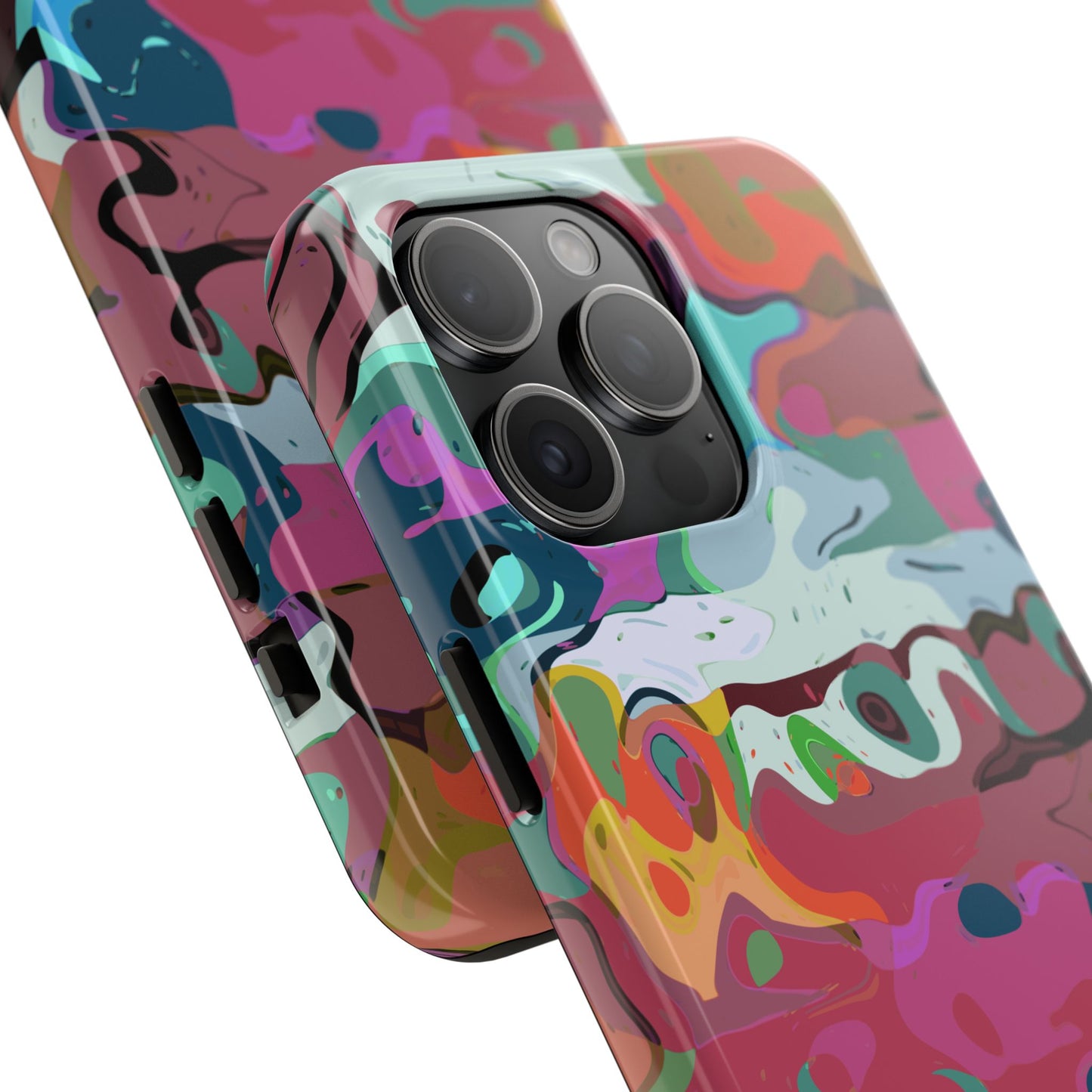 Colorful Abstract Marble - Phone Case
