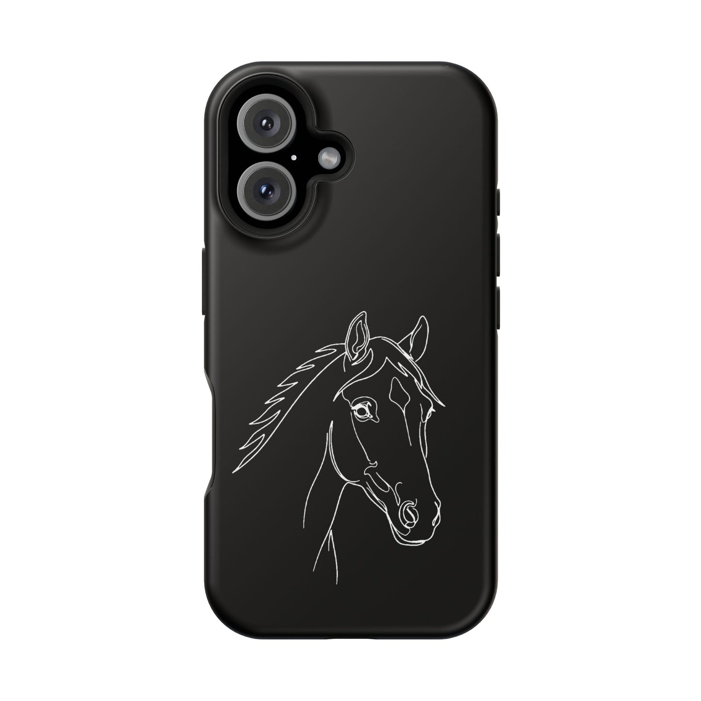 Horse Portrait Sketch - Magnetic Phone Case
