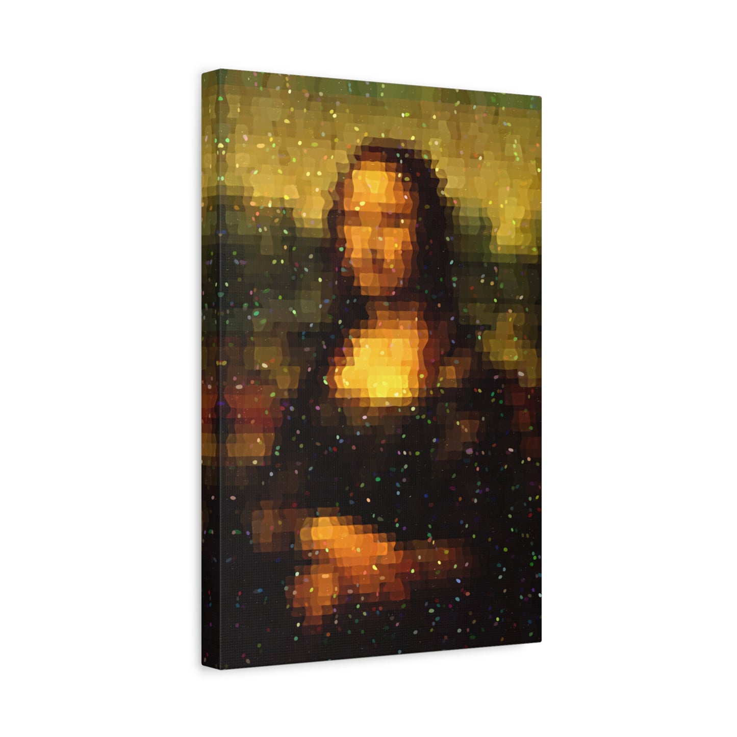Pixel Muse — Silent Smile - Canvas