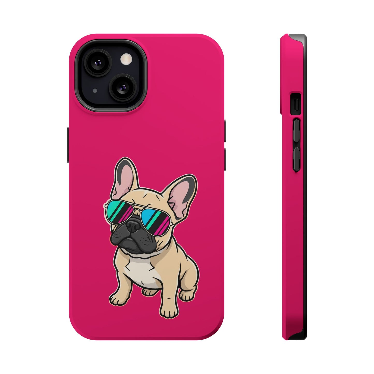 French Bulldog with Sunglasses - Magnetic Phone Case