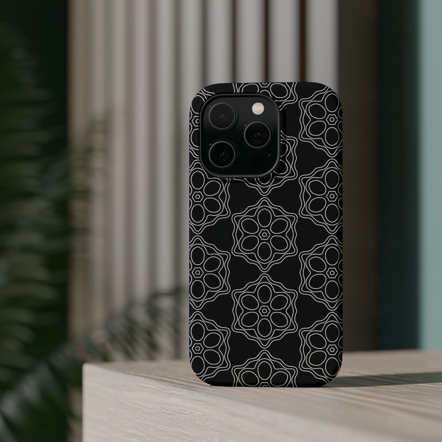Geometric Sacred Flower - Magnetic Phone Case