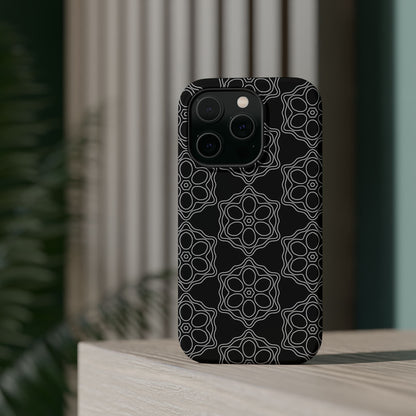 Geometric Sacred Flower - Magnetic Phone Case
