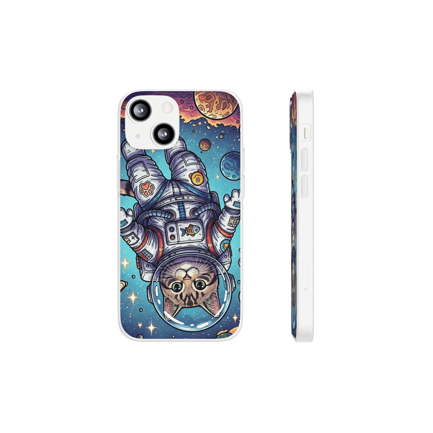 Astronaut Cat - Flexi Phone Case