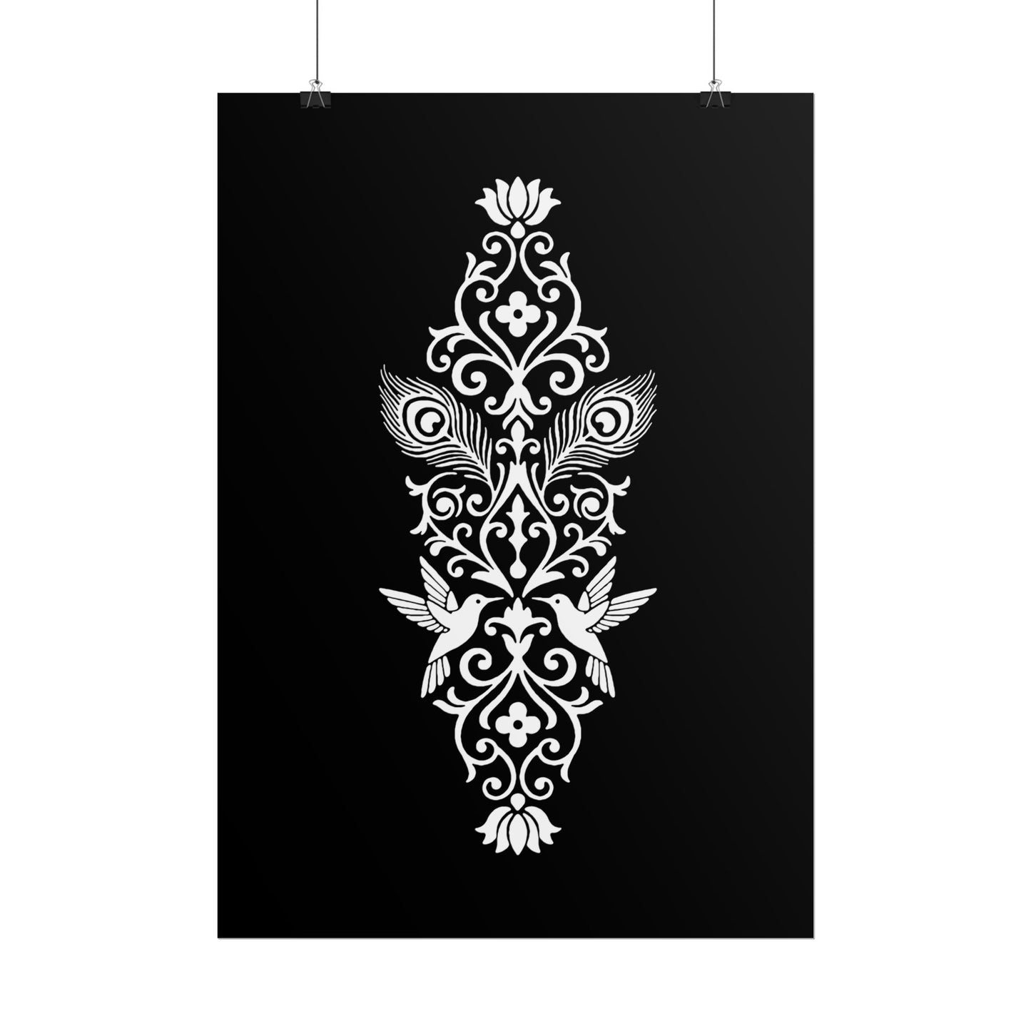 Hummingbird Soulmates - Rolled Poster