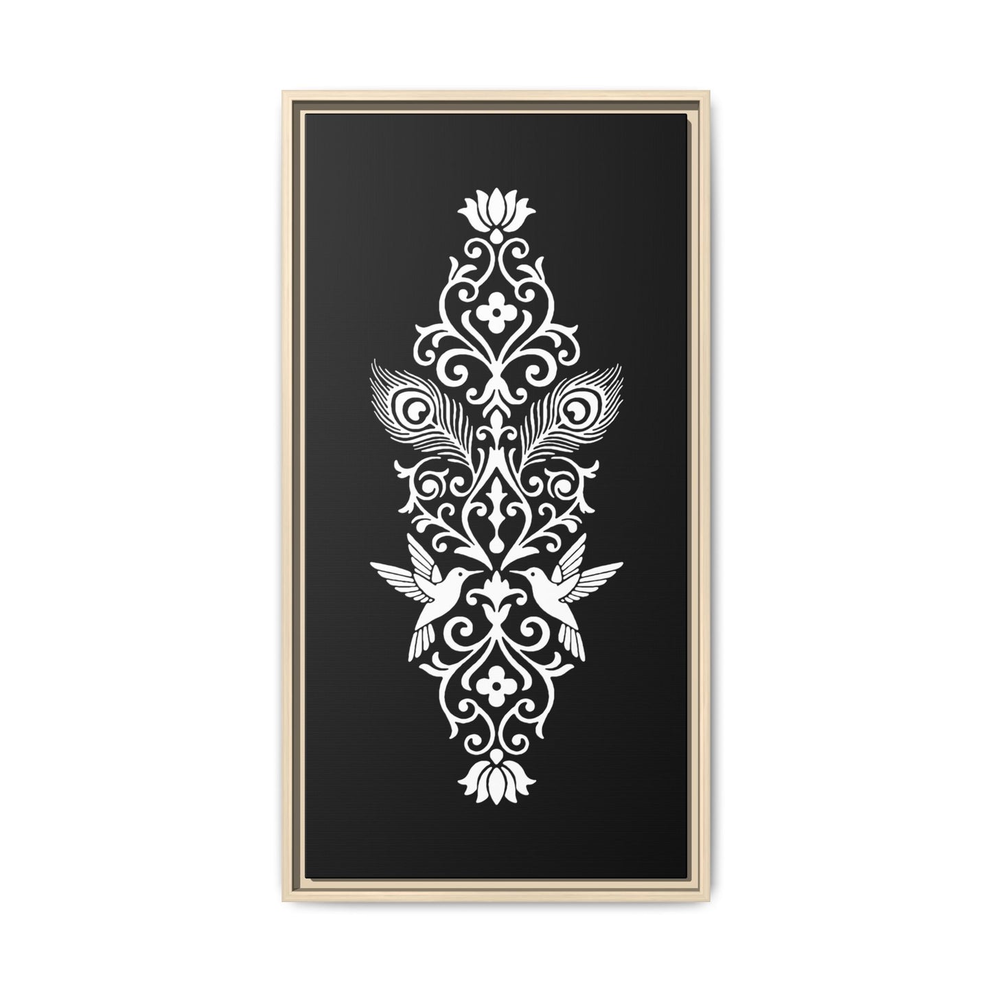 Hummingbird Soulmates - Framed Canvas