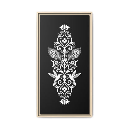 Hummingbird Soulmates - Framed Canvas