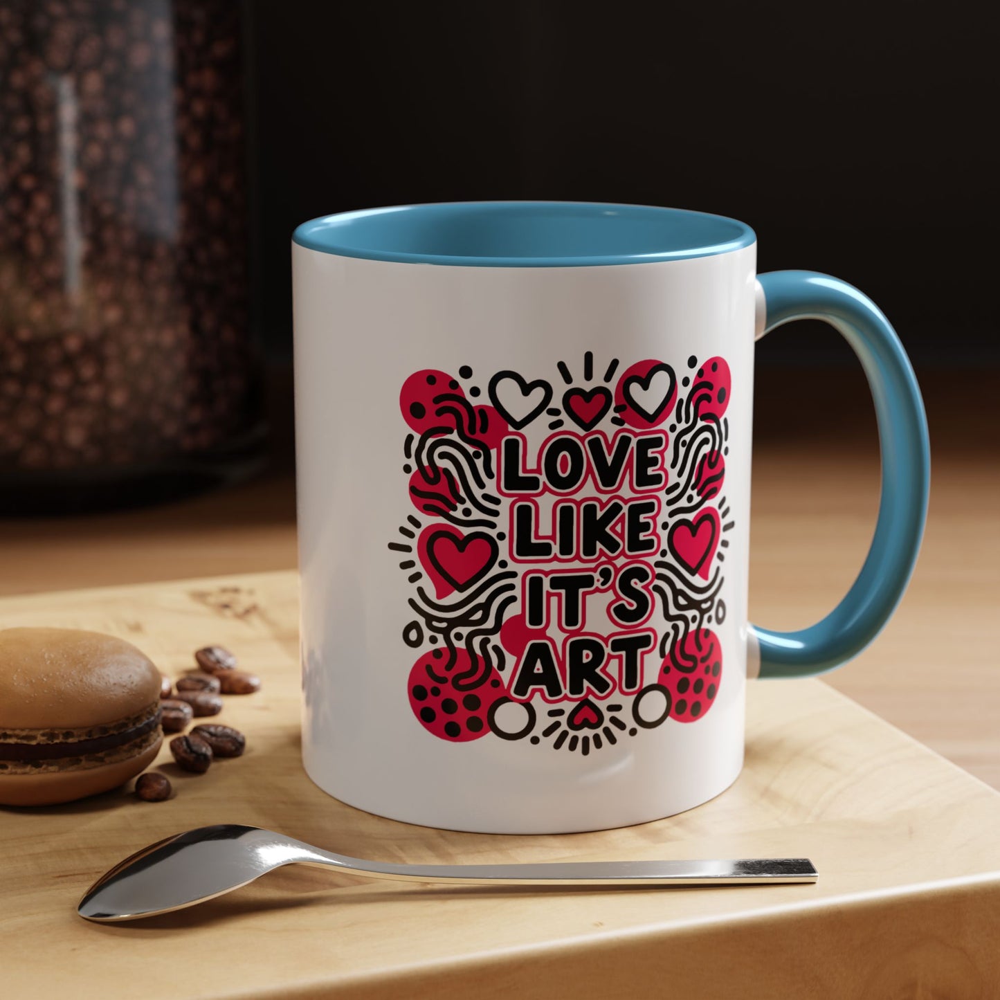 Love Like It’s Art - Color Accent Mug