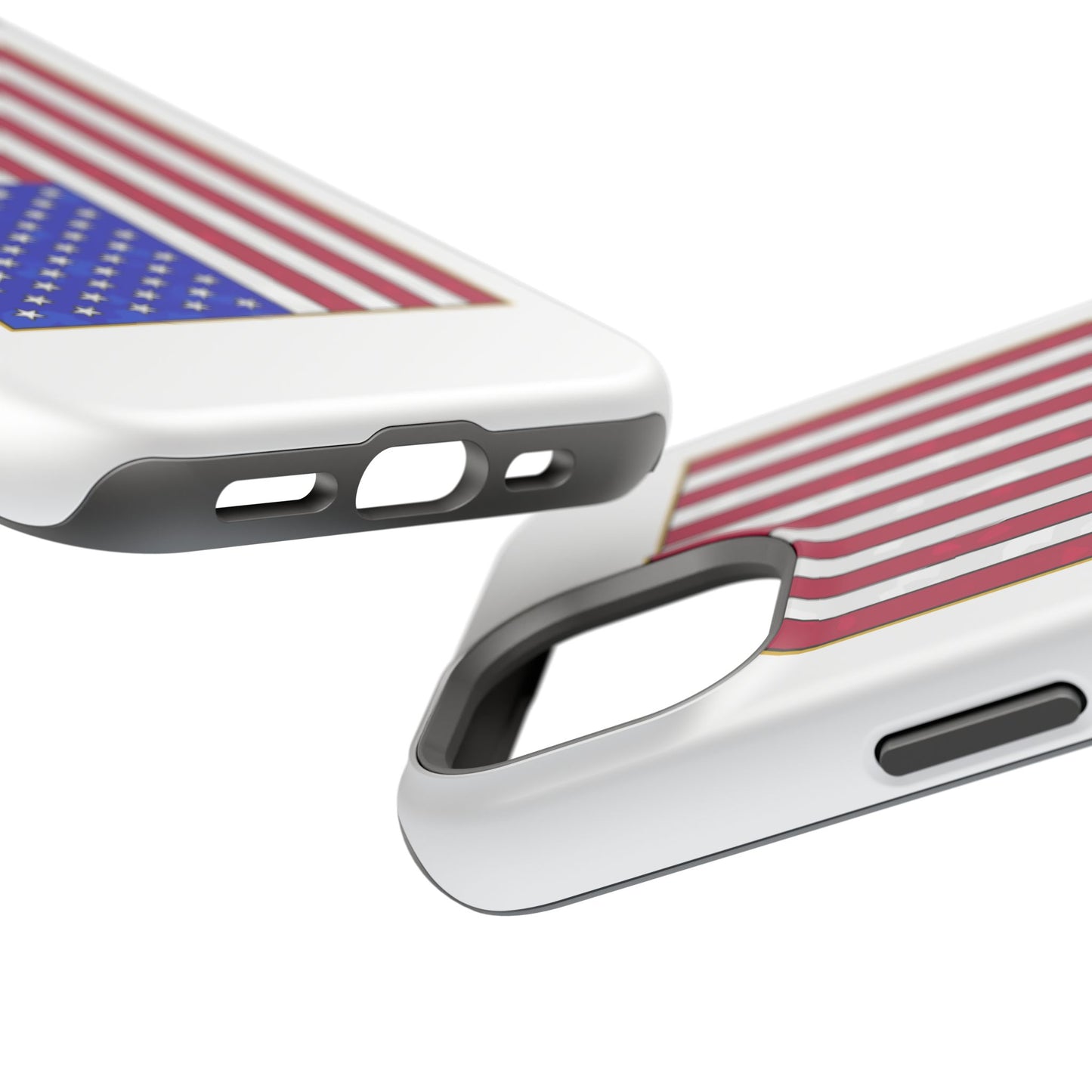 New Glory American Flag (Gold Edge Edition) - Magnetic Phone Case