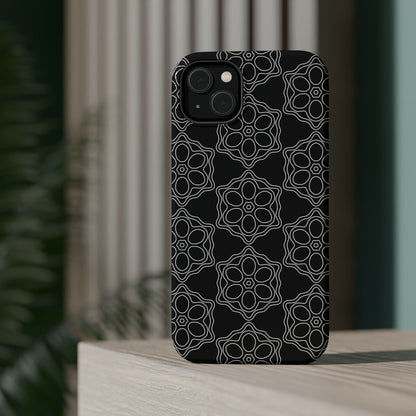 Geometric Sacred Flower - Magnetic Phone Case