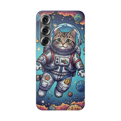 Astronaut Cat - Flexi Phone Case
