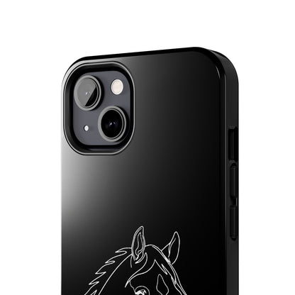 Horse Portrait Sketch - Phone Case
