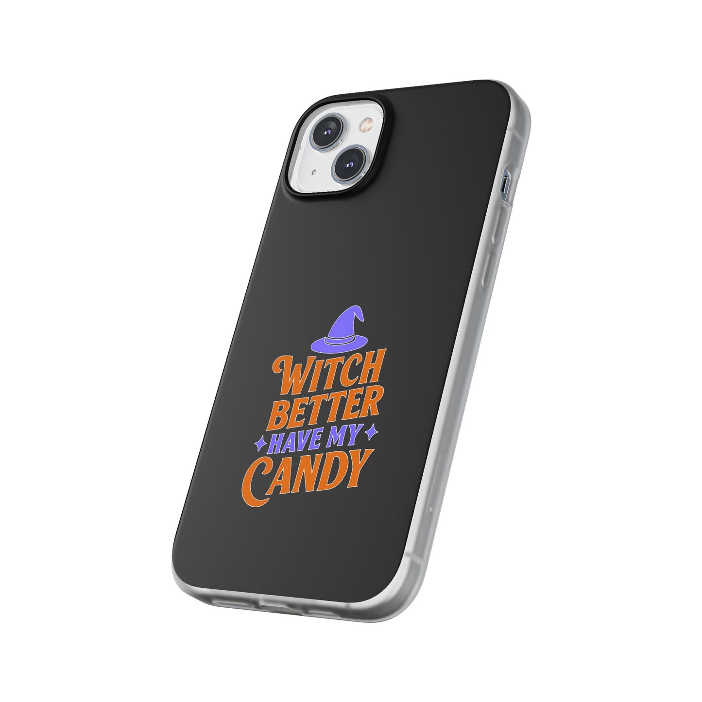 Spooky Witch Flexi Case, Halloween Phone Cover, Witch Themed Phone Case, Cute Candy Case, Trick or Treat Gift, Holiday Accessory