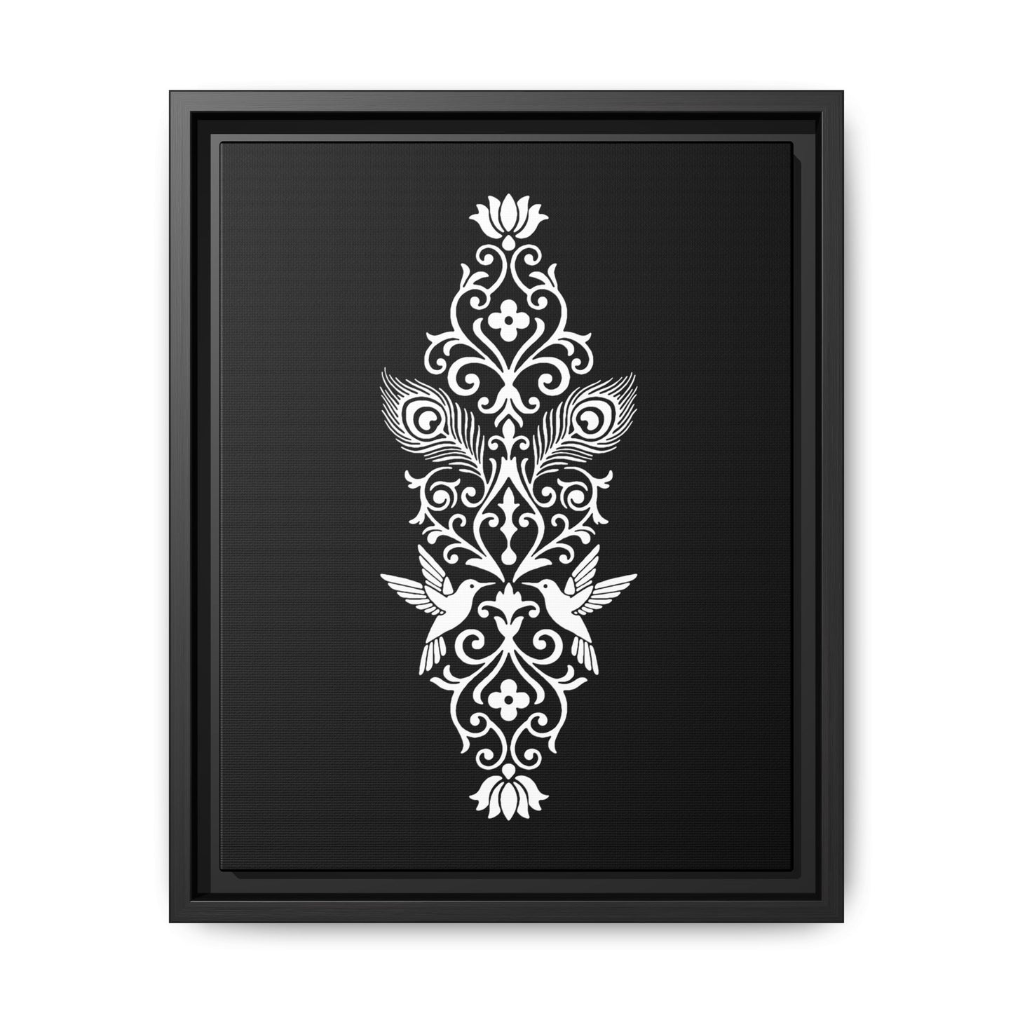 Hummingbird Soulmates - Framed Canvas