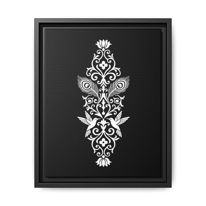 Hummingbird Soulmates - Framed Canvas