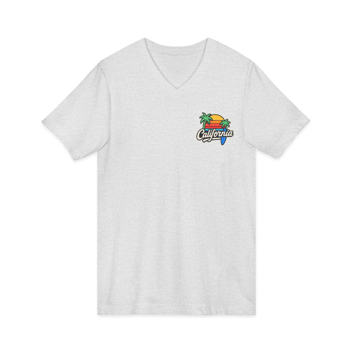 California Surf Vibes - V-Neck Tee