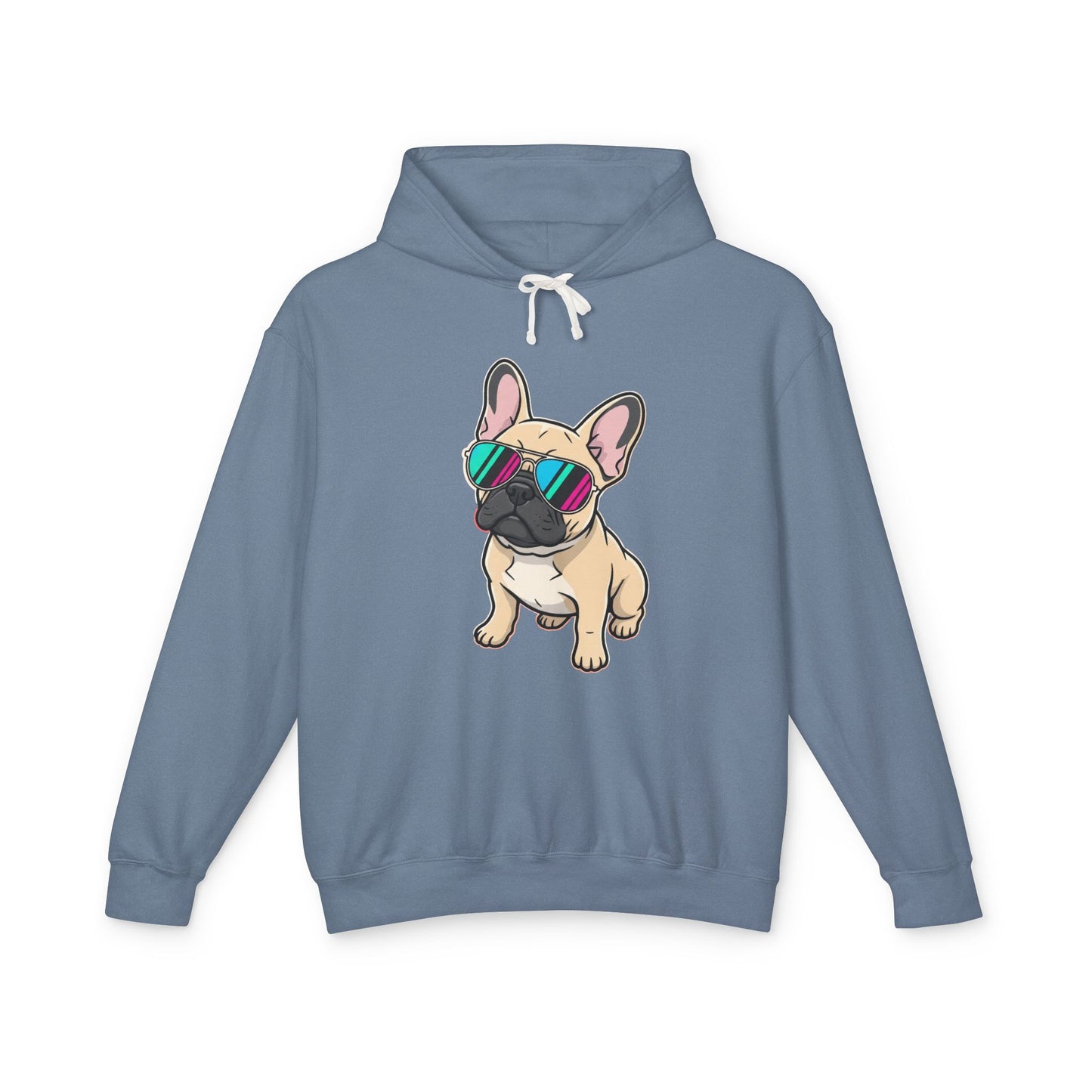 French Bulldog with Sunglasses - Hoodie