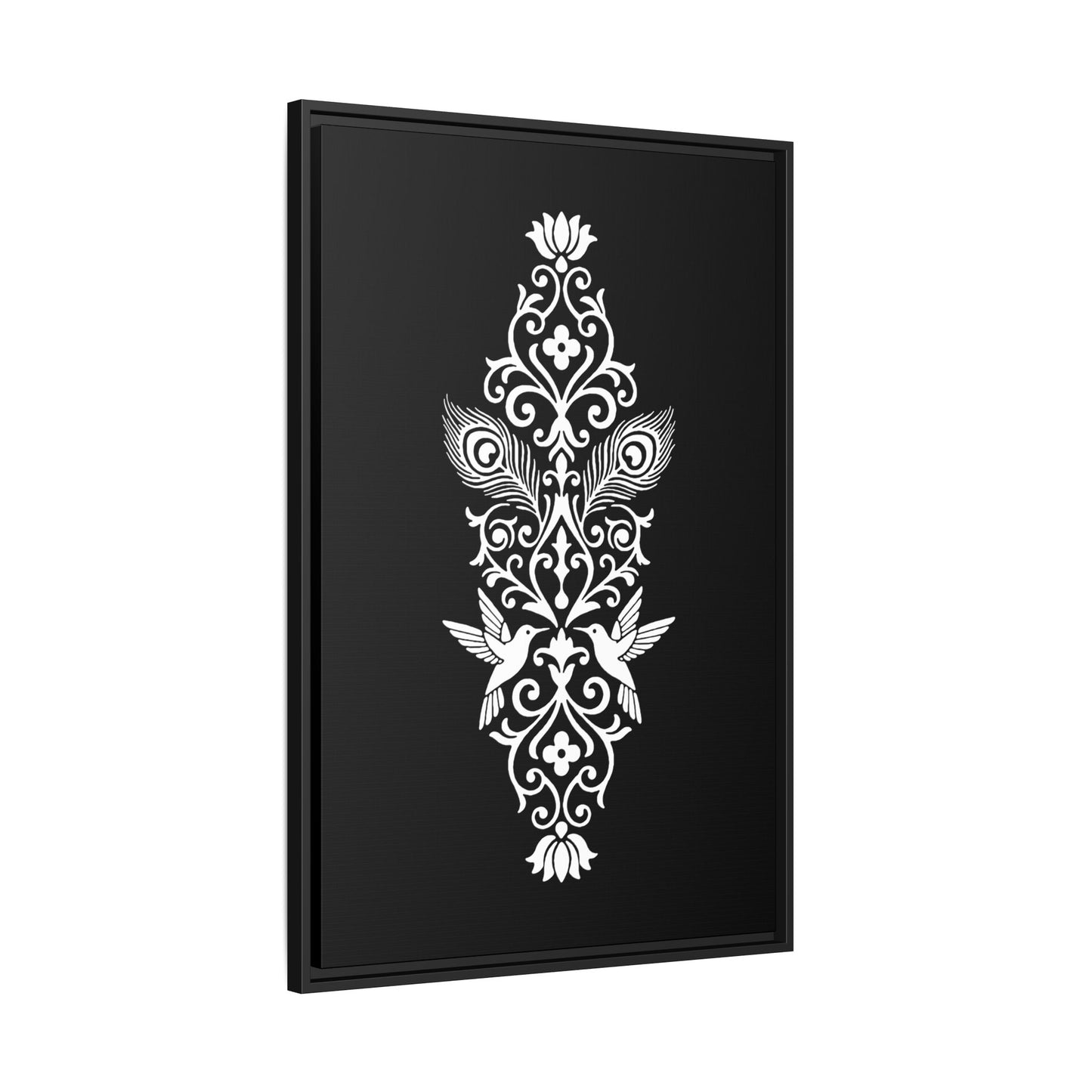 Hummingbird Soulmates - Framed Canvas