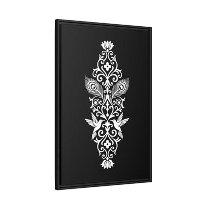 Hummingbird Soulmates - Framed Canvas