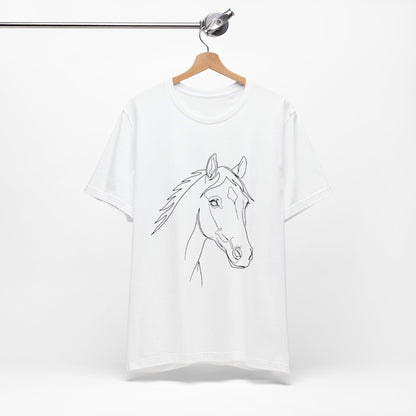 Horse Portrait Sketch - T-Shirt