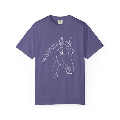 Horse Portrait Sketch - T-Shirt
