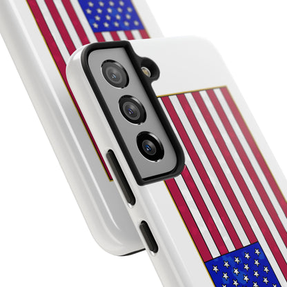 New Glory American Flag (Gold Edge Edition) - Phone Case