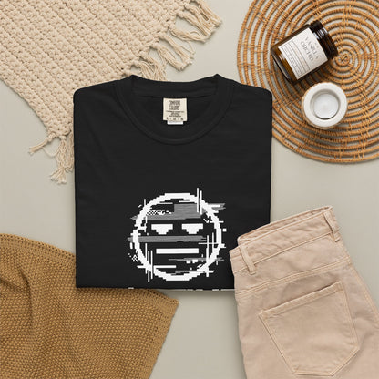I’m Fine Glitched Smiley - T-Shirt