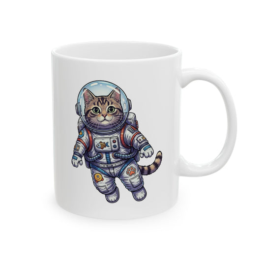 Astronaut Cat - Ceramic Mug