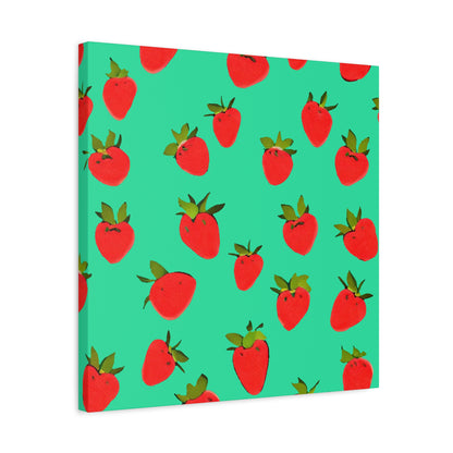 Strawberry Pattern - Canvas