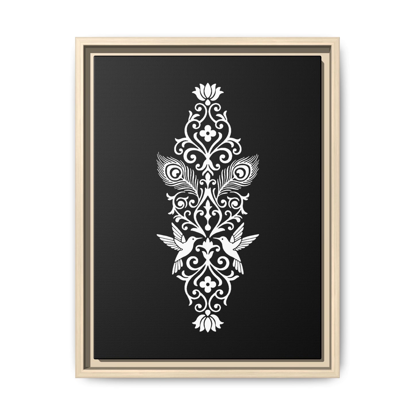 Hummingbird Soulmates - Framed Canvas