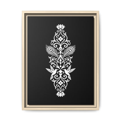 Hummingbird Soulmates - Framed Canvas