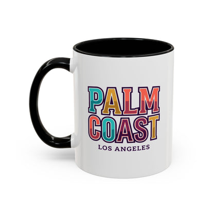 Palm Coast - Los Angeles - Color Accent Mug