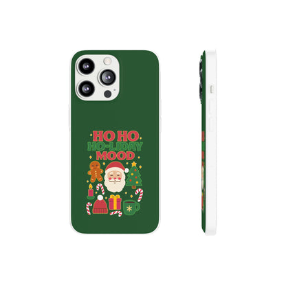 Festive Phone Case with Holiday Cheer, Christmas Gift, Winter Vibes, Ho Ho Ho Design, Cute Holiday Accessory