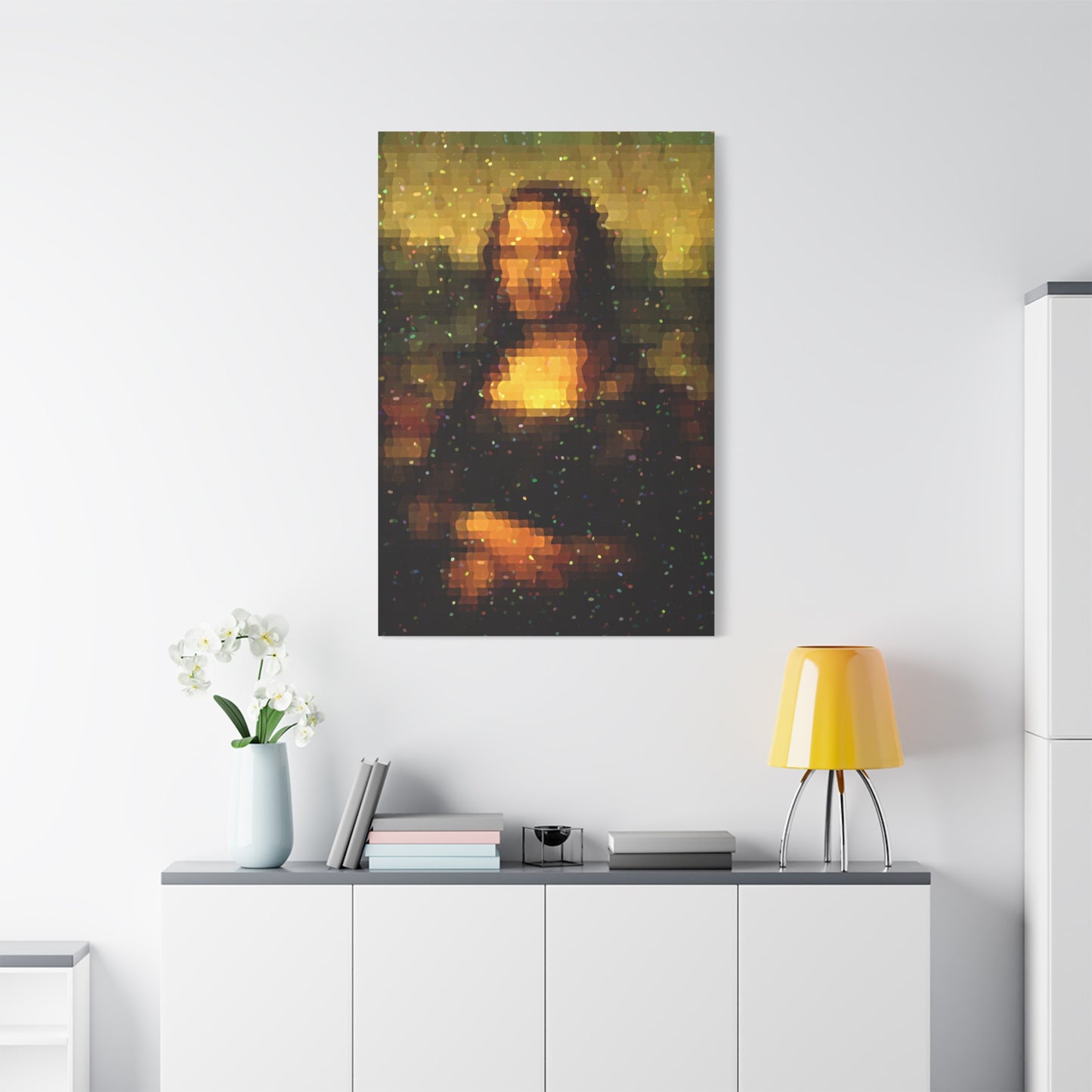 Pixel Muse — Silent Smile - Canvas